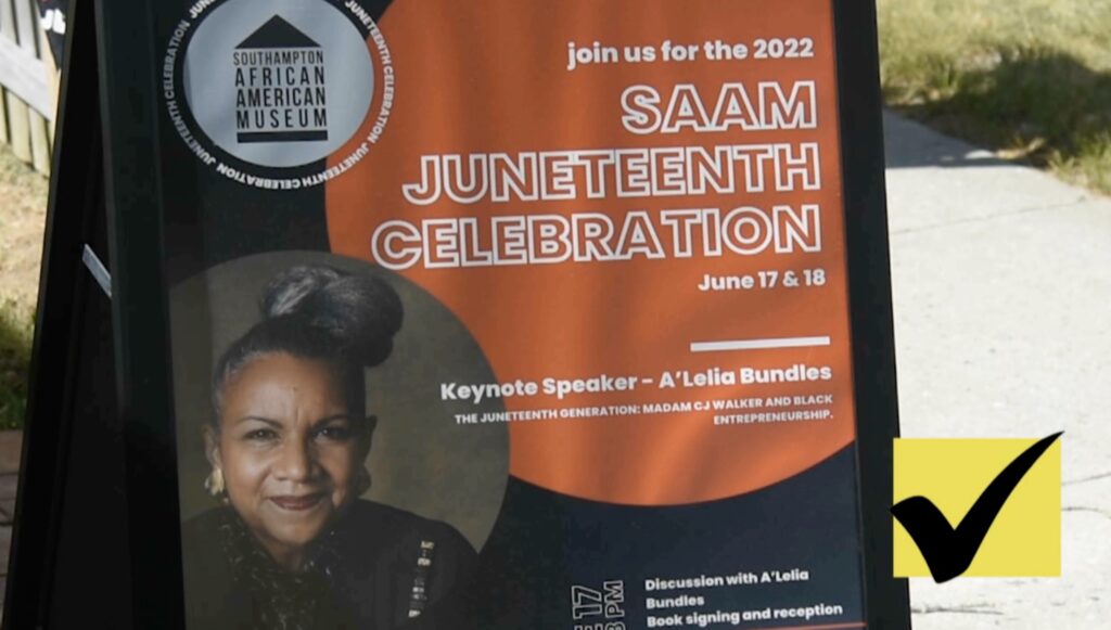 VIDEO: Celebración de Juneteenth en el Museo Africano Americano de Southampton