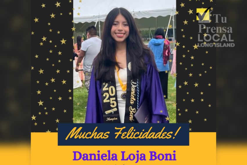 Celebrando a nuestros graduados: Daniela Loja, de la Secundaria de Hampton Bays a la escuela de Justicia Criminal 