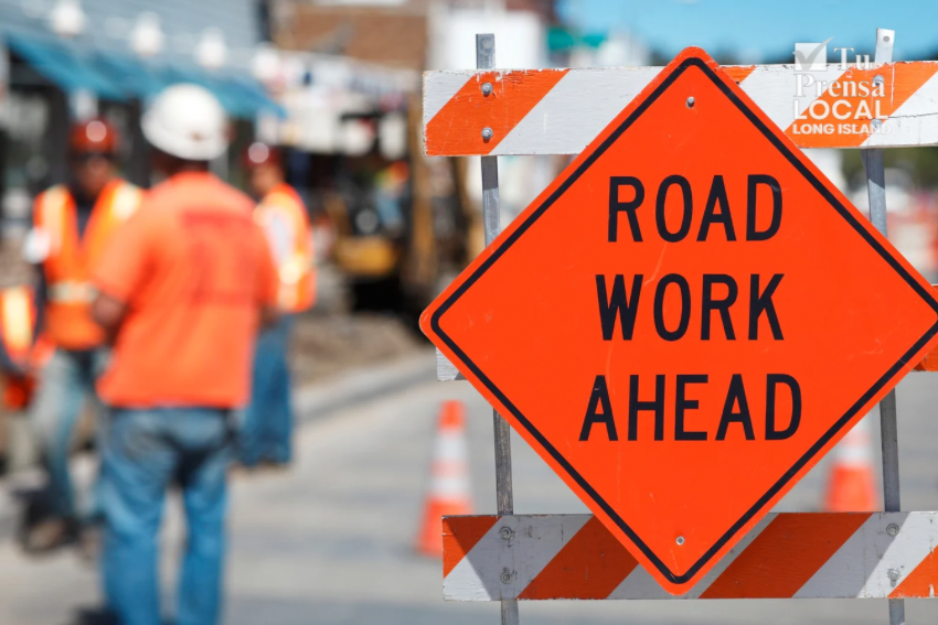 La repavimentación de Middle Road en Riverhead está prevista para el lunes y el martes si el clima lo permite