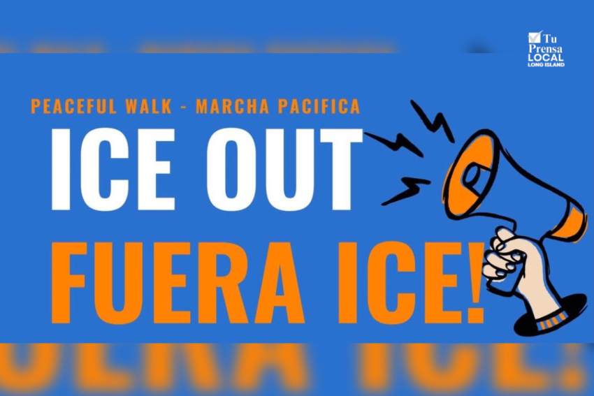 Líderes comunitarios locales convocan marchas pacíficas en Hempstead, Brentwood y Riverhead en rechazo a ICE y en apoyo a la comunidad inmigrante