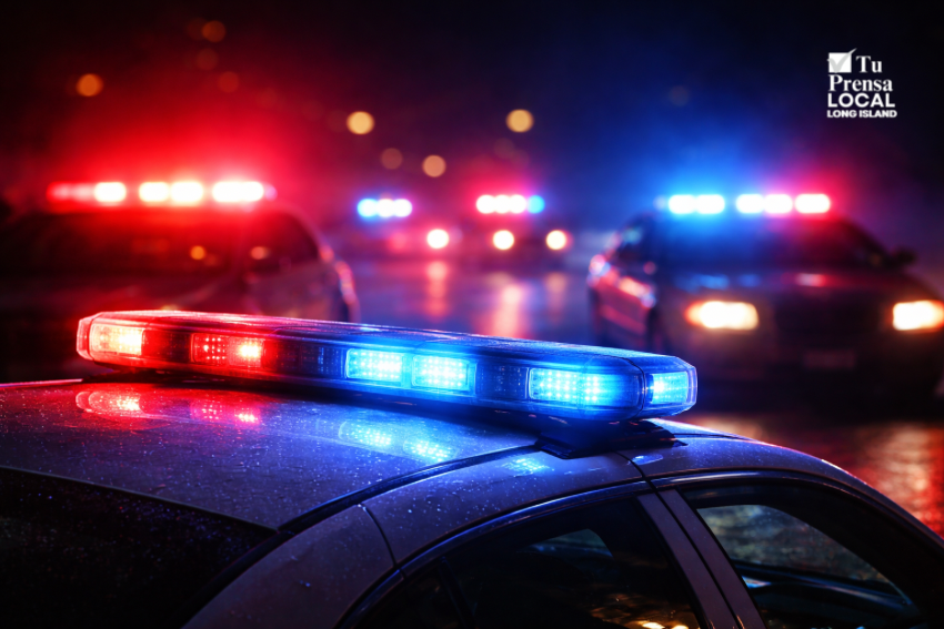 Un hombre es arrestado tras intentar huir de la policía durante una parada de tránsito en Hampton Bays 
