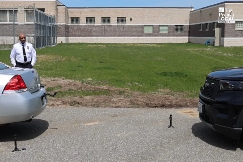 El alguacil del condado de Suffolk anuncia nueva tecnología GPS para detener vehículos que intentan huir