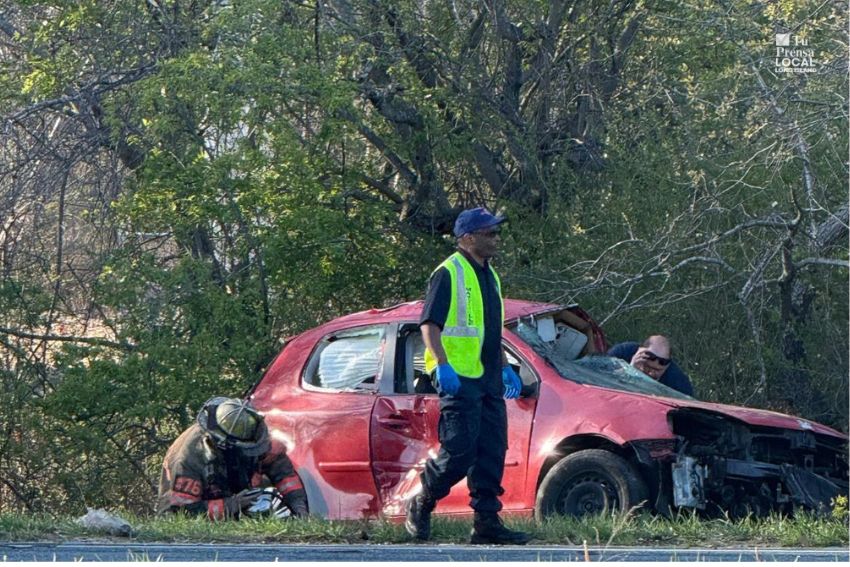 Accidente grave cierra la autopista 495 en dirección oeste