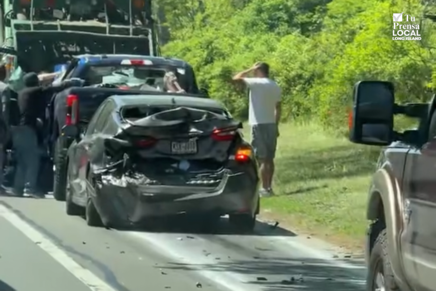 Choque de cuatro vehículos en East Hampton provoca cierre parcial de Montauk Highway