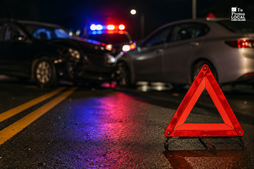 Arrestan a conductor por presunto DWI grave tras accidente de dos vehículos en Hampton Bays