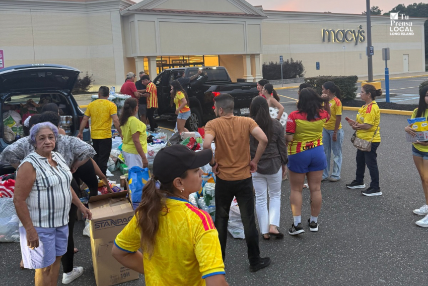 Las ayudas recolectadas en Hampton Bays ya están camino a Colombia