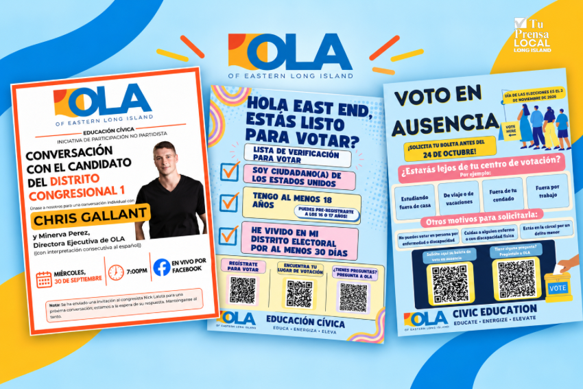 OLA lanza iniciativa bilingüe de educación cívica, para acercar a los residentes del East End a los gobiernos locales y los procesos electorales